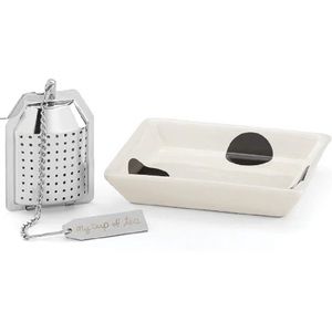 NWT New Kate Spade Lennox Taste Tea Infuser Tray